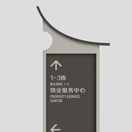 文學角的標識設計
