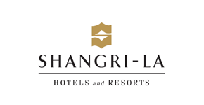 SHANGRI-LA品牌logo設計_五星級酒店品牌設計、SHANGRI-LA酒店vi設計、酒店標志設計、高級酒店標識設計      